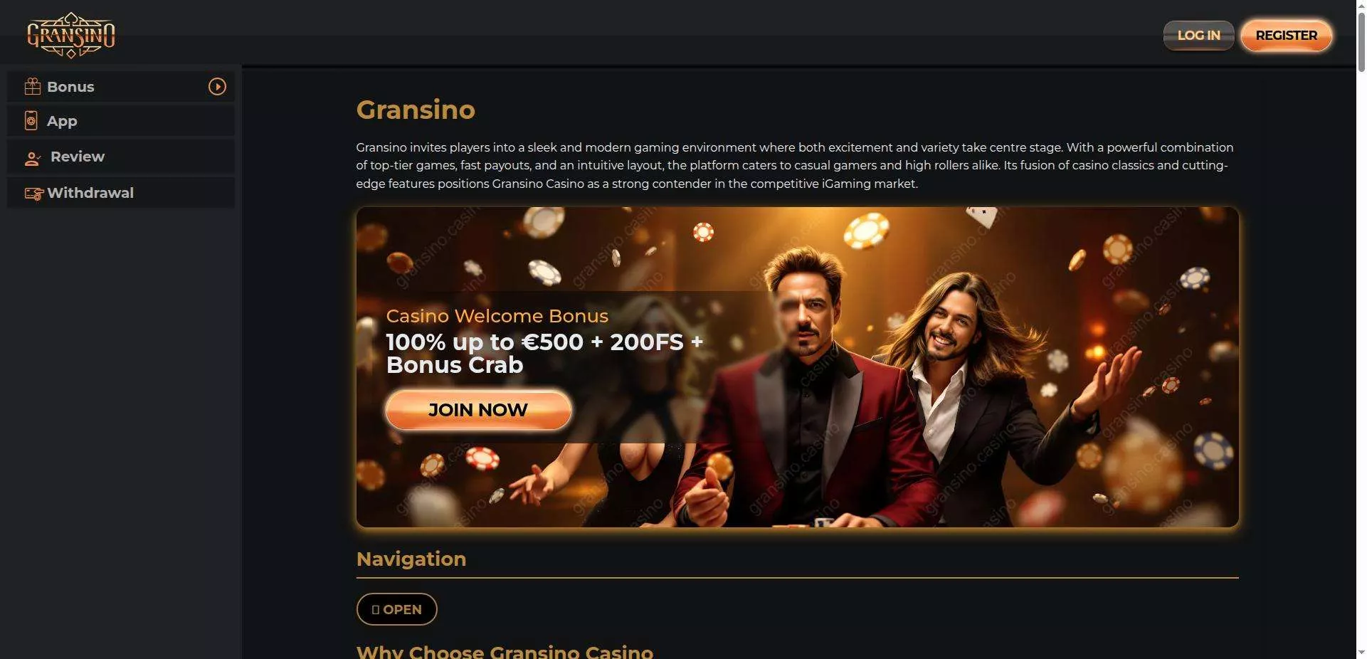 Kod promocyjny Gransino