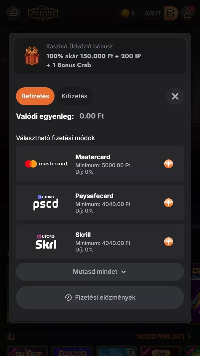 KEZDJ MOST: Gransino bejelentkezés | Gransino | 2 KEZDJ MOST: Gransino bejelentkezés | Gransino | 2026 | 2